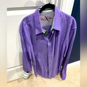 Robert Graham purple button down